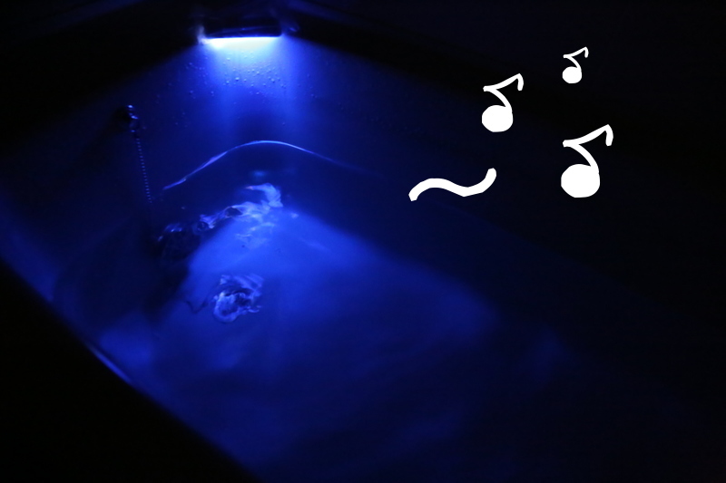 お風呂専用アプリ スマホイルミネーションで幻想的なバスタイムを