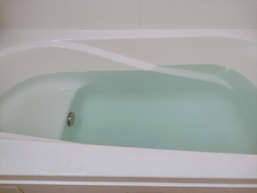 お風呂の水量の写真