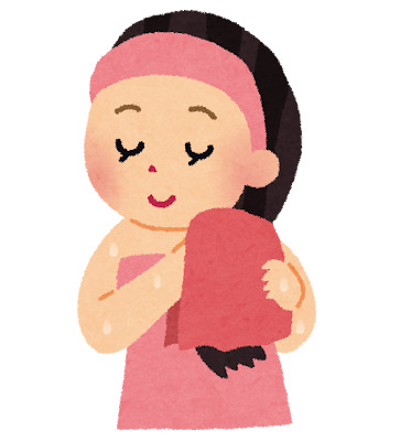 おふろ上がり 女の子