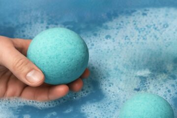 バスボム　青色