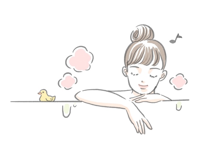 女性 入浴 リラックス