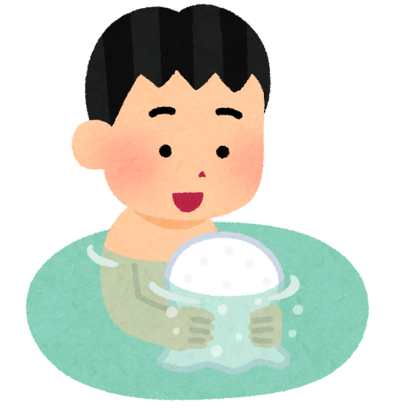 おふろ タオルクラゲ