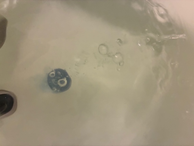 タブレット 投入直後