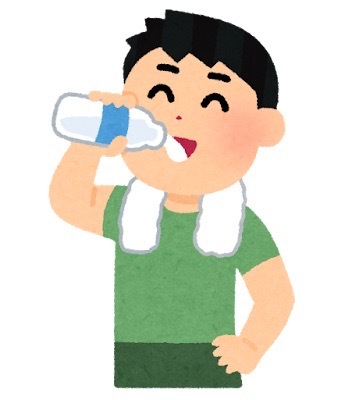 男性　水分補給