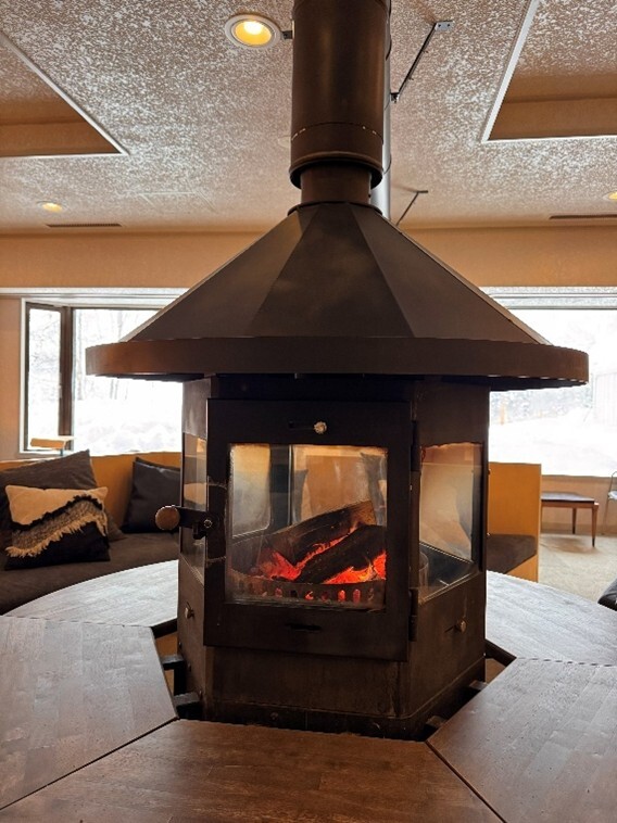 蔵王温泉JURIN 暖炉