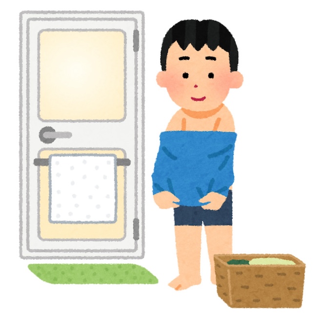 おふろ　脱衣