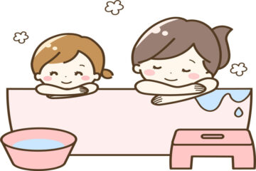 お風呂 親子 湯船