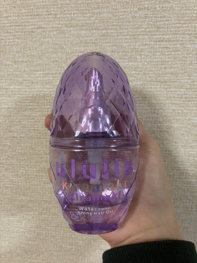 ululis「ウォーターコンク　シャイニー　ヘアオイル」