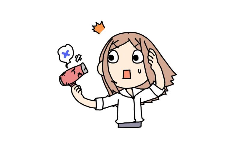 ドライヤー　破損