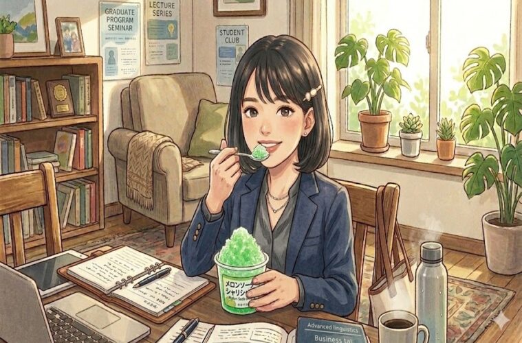 お風呂 女の子 アイス