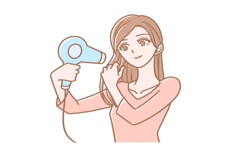 ヘアケア ドライヤー 女の子 お風呂上がり