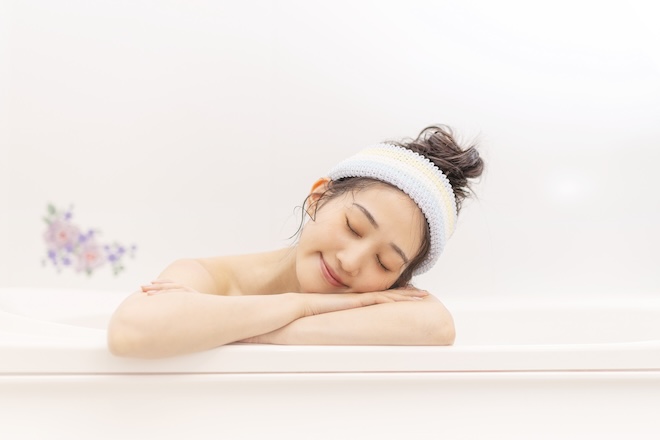 女性 入浴 リラックス